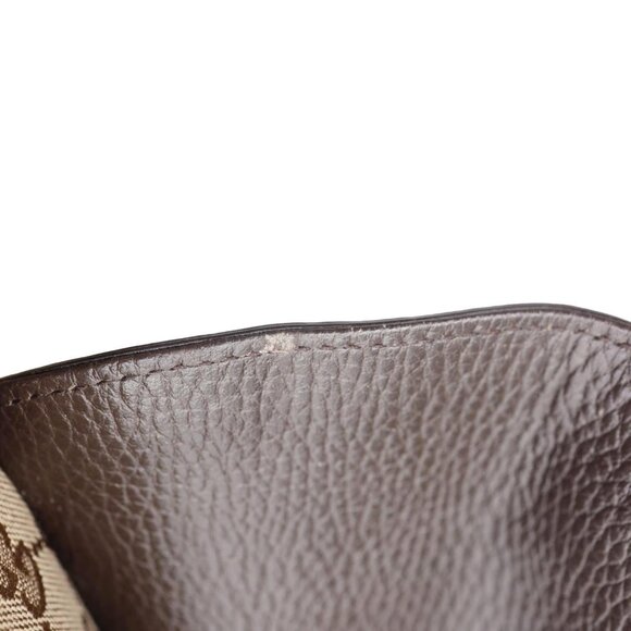 Gucci  GG Flap Large Monogram Canvas Messenger Bag Beige 449171 - Picture 12 of 16